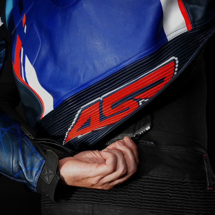 Dwuczęściowy kombinezon motocyklowy 4SR RR Blue AR